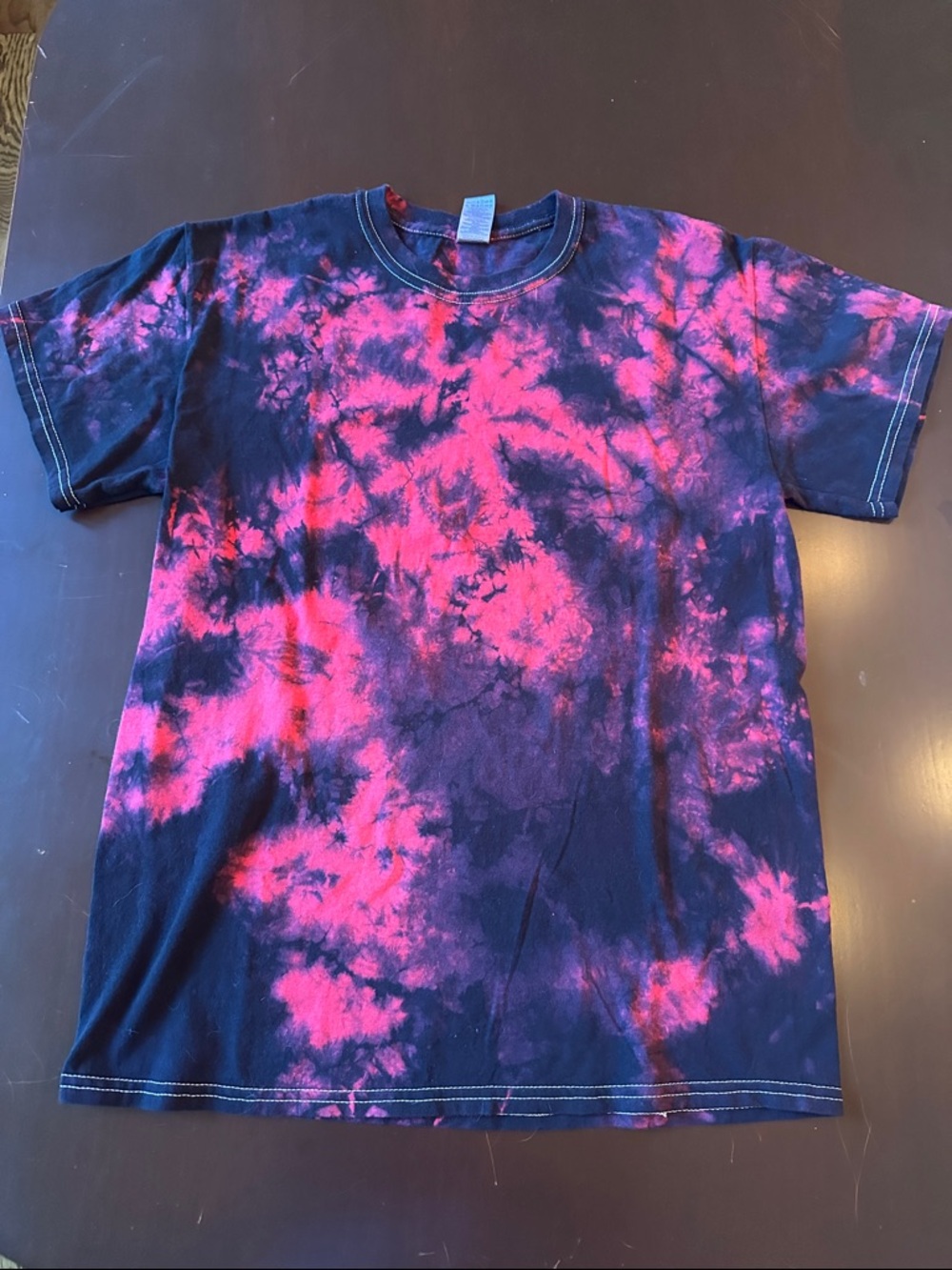 Black & Red Tie-Dye Tee